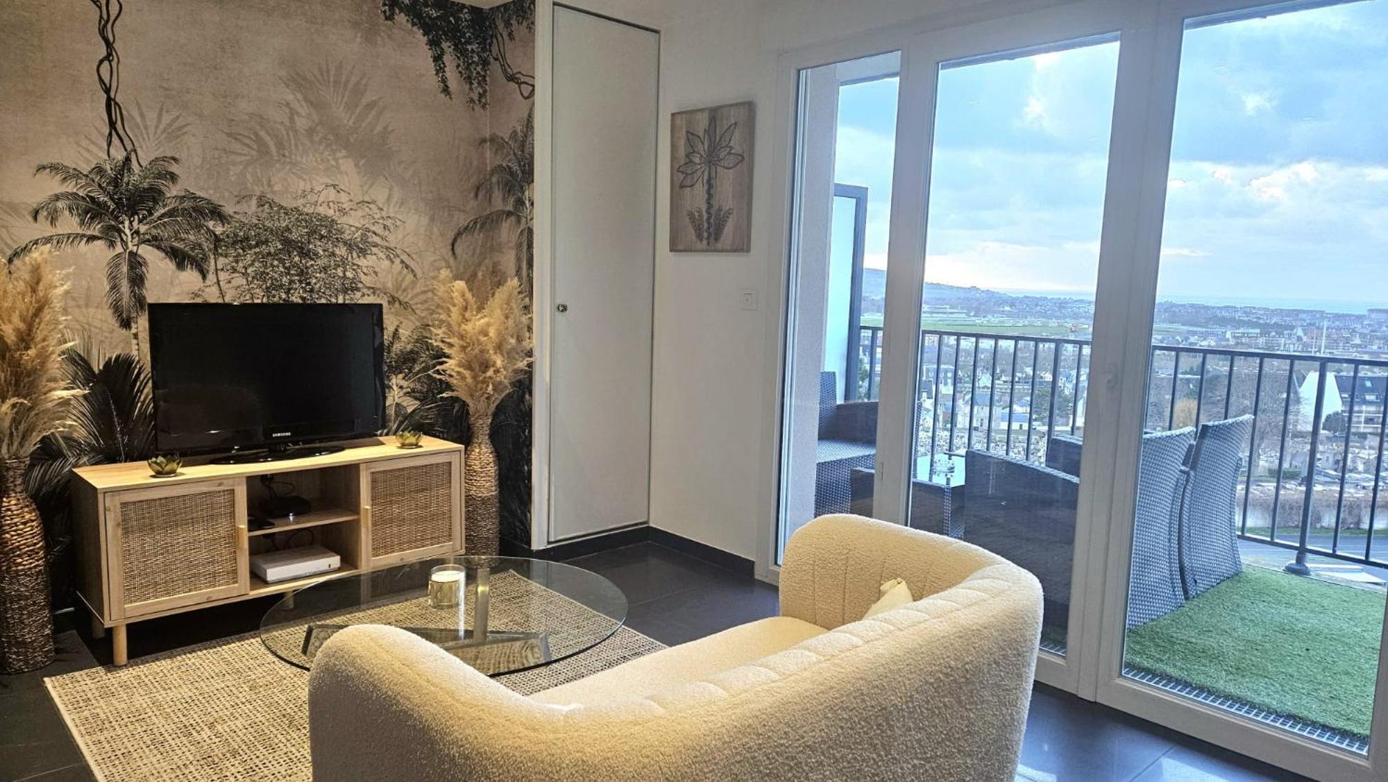 Superbe Appartement T2 Vue Mer Trouville-sur-Mer Esterno foto