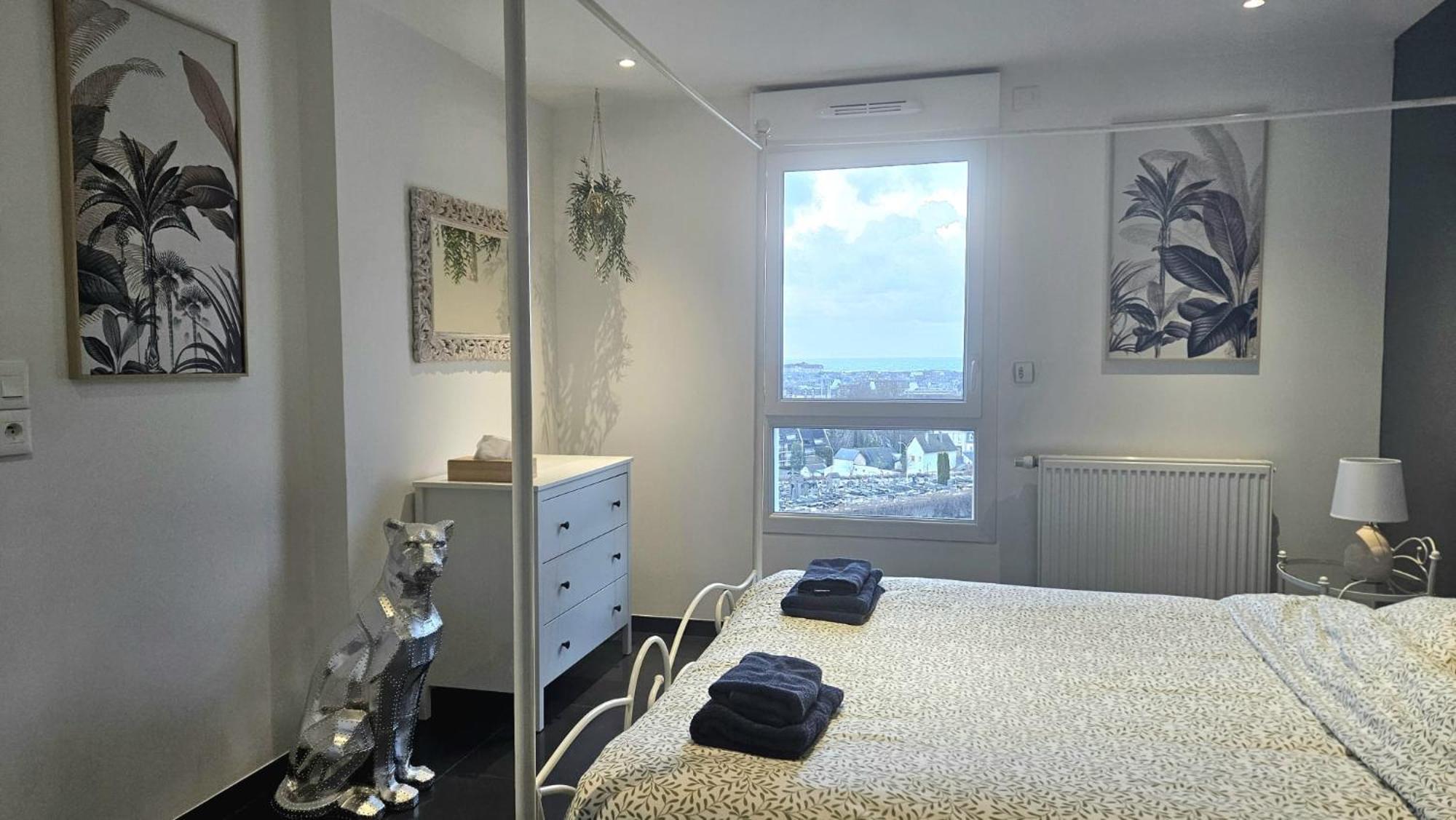 Superbe Appartement T2 Vue Mer Trouville-sur-Mer Esterno foto